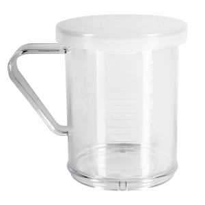 080-PDG10CL 10 oz Shaker/Dredge w/ Handle, Polycarbonate