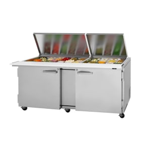083-PST7230NFL 72 5/8" PRO Series Mega Top Sandwich/Salad Prep Table w/ Refrigerated Base, 115v