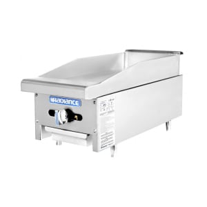 Turbo Air TAMG-12 12&quot; Gas Griddle w/ Manual Controls - 3/4&quot; Steel Plate, Convertible