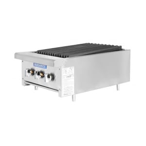 083-TARB18NG 18" Gas Countertop Charbroiler w/ Cast Iron Grate, Convertible