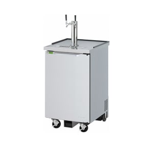083-TBD1SDDN6 23 5/8" Kegerator Beer Dispenser w/ (1) 1/2 Barrel Capacity - (1) Column, Stainless, 115v