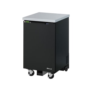 083-TBB1SBDN6 23 5/8" Bar Refrigerator - 1 Swinging Solid Doors, Black, 115v