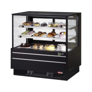 083-TCGB48UFWBNBLK 48-1/2" Full Service Deli Case w/ Straight Glass - (3) Levels, 115v