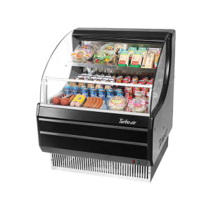 083-TOM30LBN 28" Horizontal Open Air Cooler w/ (2) Levels, 115v