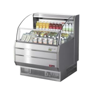 083-TOM30SSN 28 1/8" Horizontal Open Air Cooler w/ (3) Levels, 115v