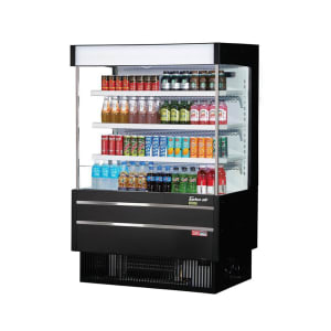 083-TOM40MSEBN 39 7/8" Vertical Open Air Cooler w/ (4) Levels, 115v