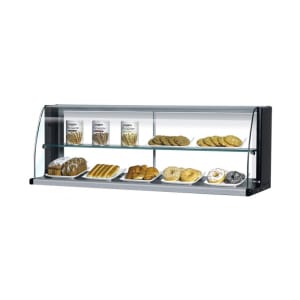 083-TOMD60HB 63 1/4" High Top Display Dry Case w/ Open Front for TOM 60 S/L, Black