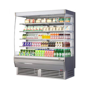 083-TOM72DXSN 68 3/4" Vertical Open Air Cooler w/ (5) Levels, 220v/1ph