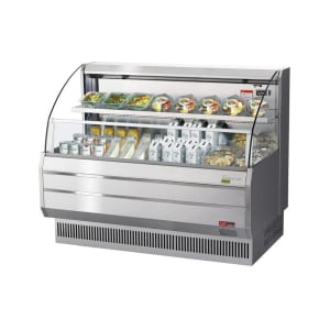 083-TOM60LSN 63 3/8" Horizontal Open Air Cooler w/ (2) Levels, 115v