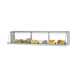 083-TOMD60LS 63 1/4" Low Top Dry Display Case for TOM-60S/L, Stainless Steel