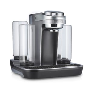 041-55306 Bartesian Countertop Premium Cocktail Mixer w/ (5) Glass Bottles - Gray