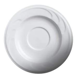 057-30180S 6" Round Bostonian Embossed Saucer for 301-70C/301-80C/301-90C - Ceramic, White