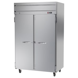 118-HR2HC1S 52" Two Section Reach In Refrigerator, (2) Left/Right Hinge Solid Doors, 115v