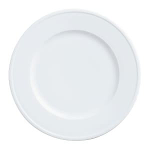 192-150210315 12 1/2" Round Empire Wide Rim Plate - Porcelain, Bright White