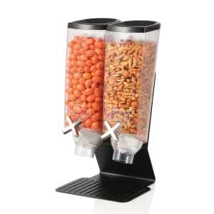 209-EZ50299 Countertop Dry Food Dispenser, (2) 1 gal Hoppers
