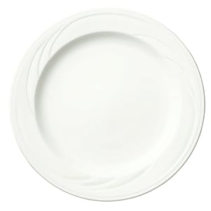 024-905437879 6 3/8" Round Plate w/ Medium Rim & Elan Pattern, Flat, Royal Rideau Body