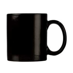 192-CM12B 12 oz Stoneware Mug, Black