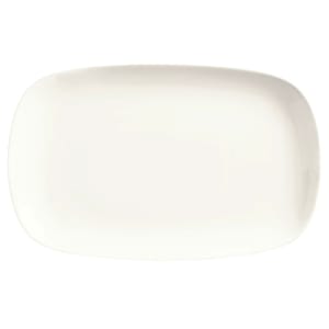 192-BW6712 12 1/2" x 8 1/4" Rectangular Chef's Selection Platter - Porcelain, Ultra Bright White