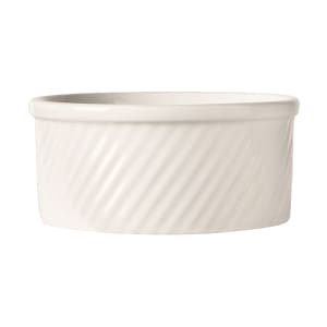 192-SOU8 8 oz Round Souffle Dish, 4 1/8" x 2", White, Bedrock Ovenware, Ultima