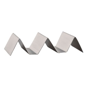 192-TAT100 3 1/4" Taco Tray w/ Satin Finish - (3) Compartments, Stainless Steel