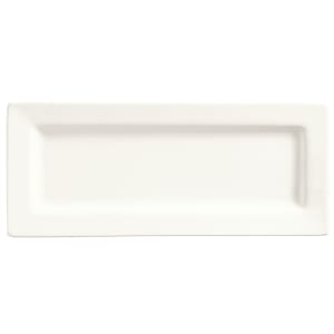 192-SL24 Rectangular Porcelain Plate, 10 1/2" x 4 3/8" , Bright White, Slate