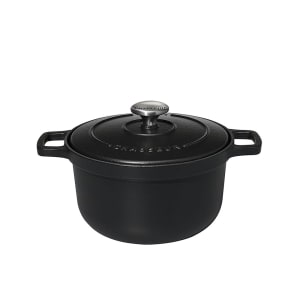 450-FN421 12 oz Mini Cast Iron Baking Dish - 5 3/4" x 3 9/10", Black