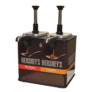 003-84969 96 oz All Purpose Topping Warmer for Hershey's Pouches - (2) 1/8 oz Increments, 120v