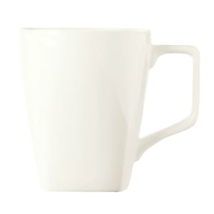 192-SL36 4 1/4" Mug - 12 1/4 oz, Squared, Porcelain, Ultra Bright White, Slate