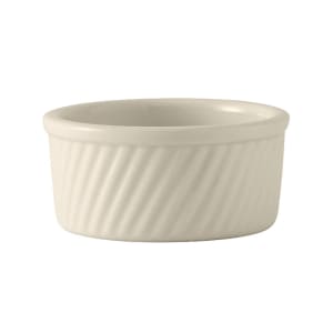 424-BEX0804 8 oz Round Souffle Dish - Ceramic, American White