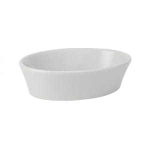 424-BPK060 7 oz Oval DuraTux®© Casserole Dish - China, Porcelain White