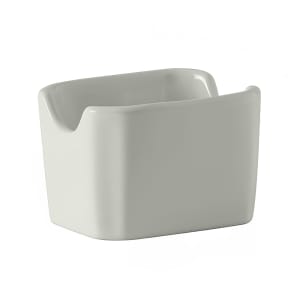 424-BWQ034 Rectangular Sugar Caddy - Ceramic, White