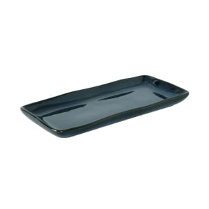 424-GAN550 11 5/8" x 5 1/8" Rectangular Artisan Tray - Ceramic, Night Sky