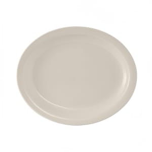 424-TNR013 Oval American White Narrow Rim Platter, Nevada, Oval