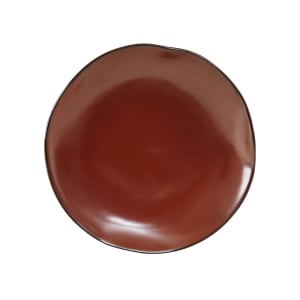 424-GAR006 10 1/4" Round Ceramic Plate - Red Rock