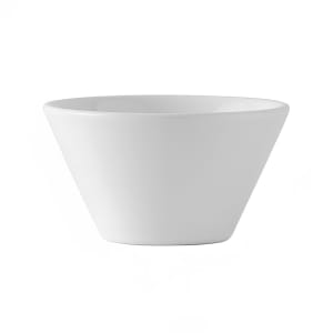 424-GLP040 8 oz Round TuxTrendz Linx Bouillon Bowl - Ceramic, Porcelain White