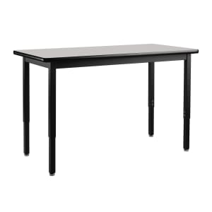 955-HDT33072HGY Rectangular Activity Table - 72"L x 30"W, Laminate Top, Grey Nebula