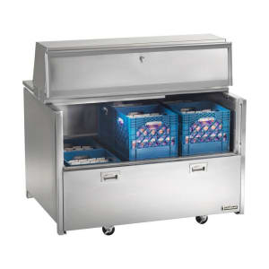 206-RMC49D4 Spec-Line Milk Cooler w/ Dual Top & Side Access - (768) Half Pint Carton Capacity, 115v