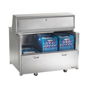 206-RMC49S4 Spec-Line Milk Cooler w/ Top & Side Access - (768) Half Pint Carton Capacity, 115v