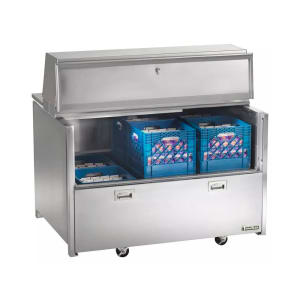 206-RMC58D4 Spec-Line Milk Cooler w/ Dual Top & Side Access - (1024) Half Pint Carton Capacity, 115v