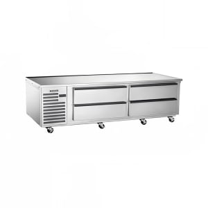 206-TE072LT 72" Spec-Line Chef Base Freezer w/ (4) Drawers - 115v