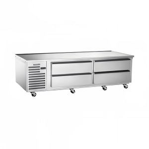 206-TE084LT 84" Spec-Line Chef Base Freezer w/ (4) Drawers - 115v