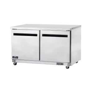 150-AUC60F 60" Worktop Freezer w/ (2) Sections & (2) Doors, 115v