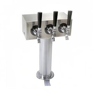 598-873105 Triple Head Draft Beer Standard, Chrome