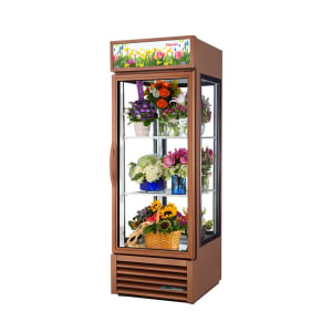 598-G4SM23FCHCTSL01C 1 Section Floral Cooler w/ Swinging Door - Copper, 115v