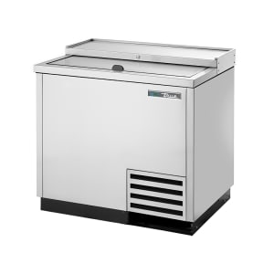 598-TD3612S 36" Forced Air Bottle Cooler - Holds (264) 12 oz Bottles, Lid Locks,115v