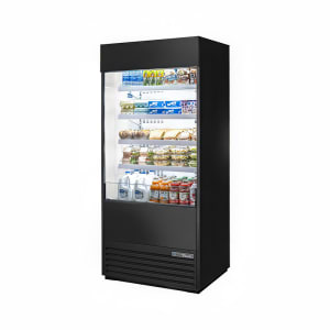 598-TOAM36HCNSL01 36" Vertical Open Air Cooler w/ (5) Levels, Black, 115v