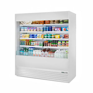 598-TOAM72HCNSL01WHT 72" Vertical Open Air Cooler w/ (5) Levels - White, 208-230v