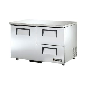 True TUC-48D-2-HC ADA 48&quot; W Undercounter Refrigerator w/ (2) Sections, (2) Drawers &amp; (1) Door, 115v