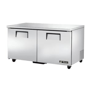 598-TUC60 60" W Undercounter Refrigerator w/ (2) Sections & (2) Doors, 115v