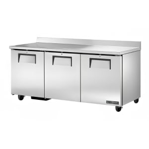 598-TWT72 72" Worktop Refrigerator w/ (3) Sections, 115v
